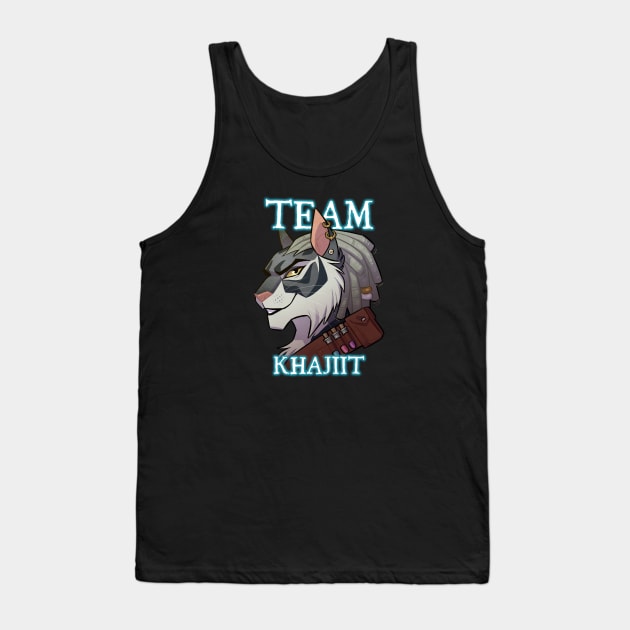 Team Khajiit Tank Top by GalooGameLady